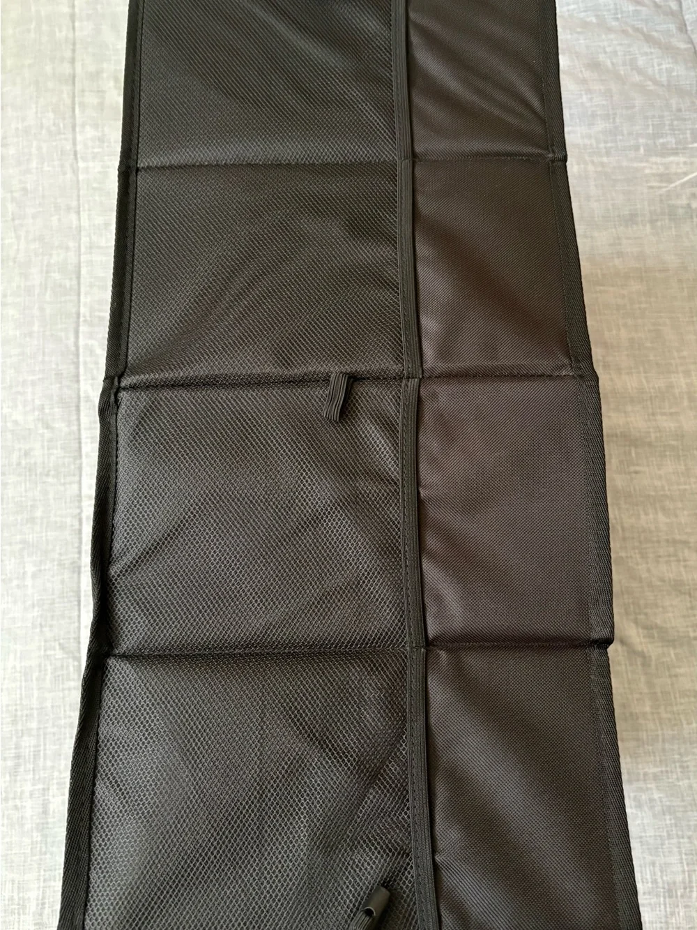 Black Foldable Car Storage Organizer with Dividers